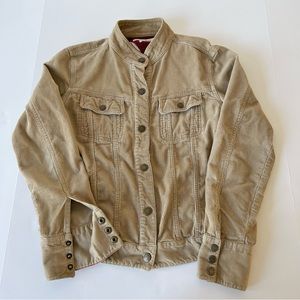 Tommy Hilfiger Tan Corduroy Button Up Jacket Size M